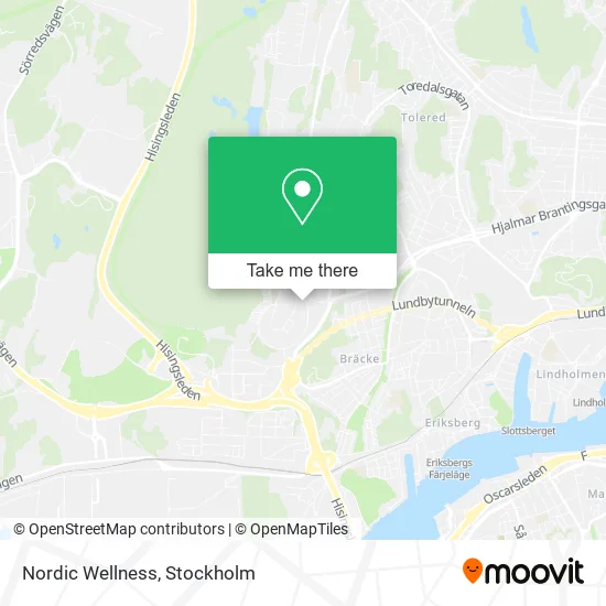 Nordic Wellness map