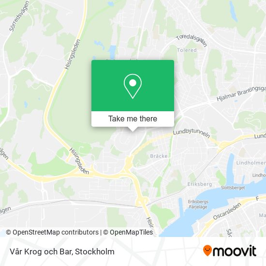 Vår Krog och Bar map