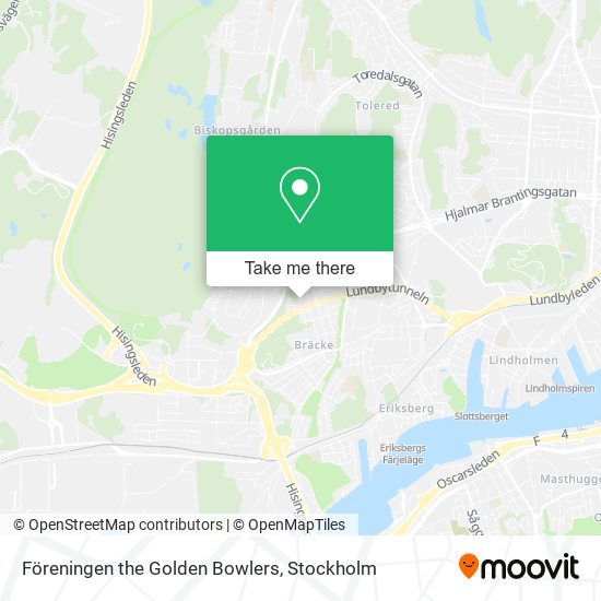 Föreningen the Golden Bowlers map