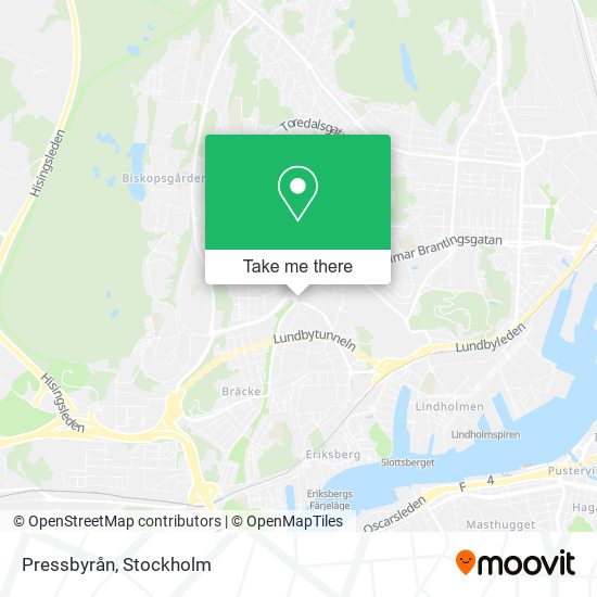 Pressbyrån map