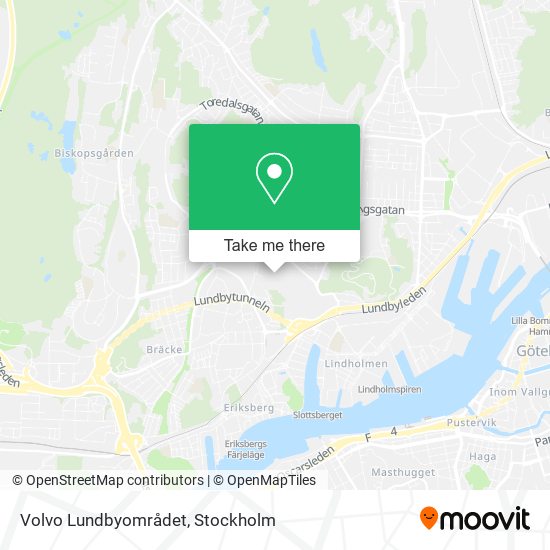 Volvo Lundbyområdet map