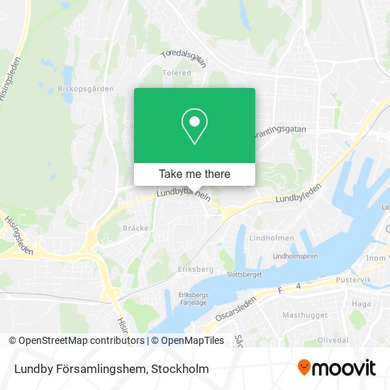 Lundby Församlingshem map