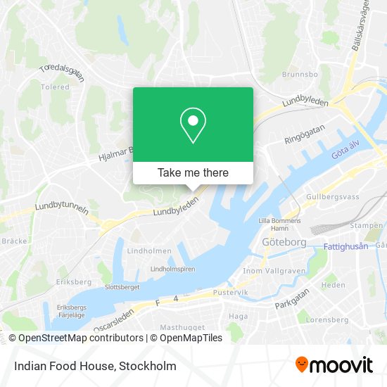 Indian Food House map