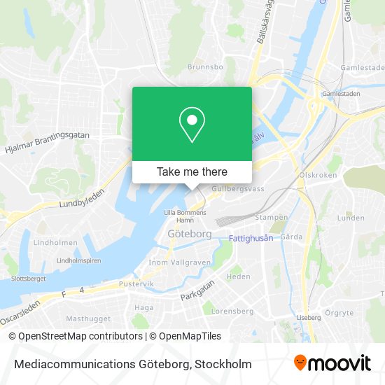Mediacommunications Göteborg map