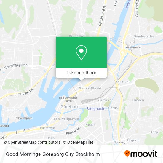 Good Morning+ Göteborg City map