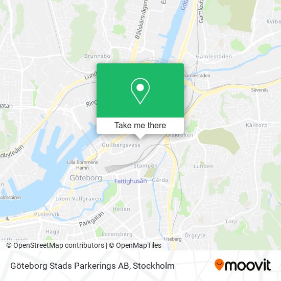 Göteborg Stads Parkerings AB map