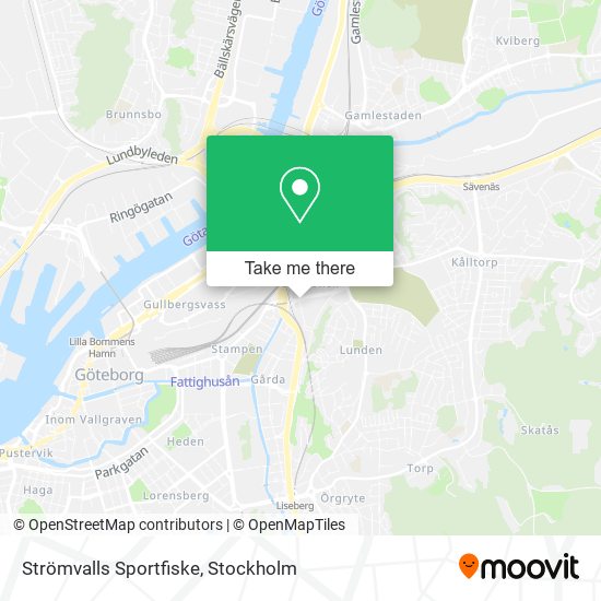 Strömvalls Sportfiske map
