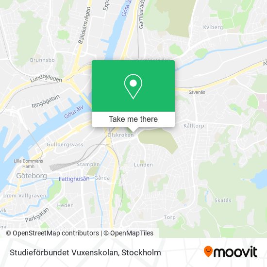 Studieförbundet Vuxenskolan map