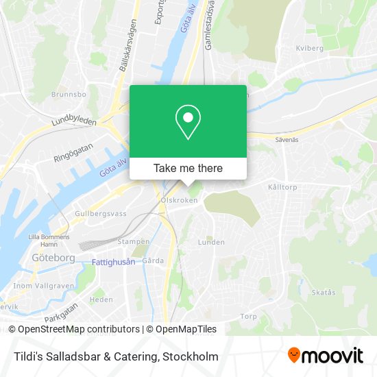 Tildi's Salladsbar & Catering map