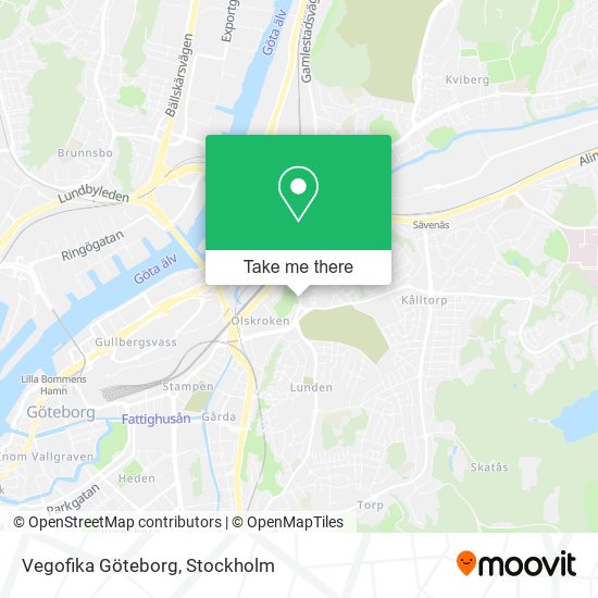 Vegofika Göteborg map