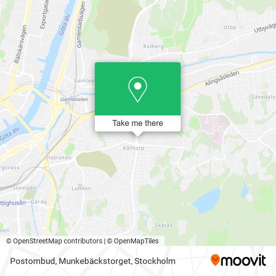 Postombud, Munkebäckstorget map