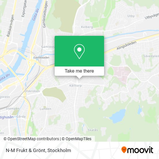 N-M Frukt & Grönt map