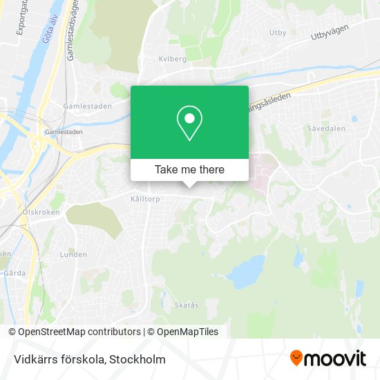 Vidkärrs förskola map