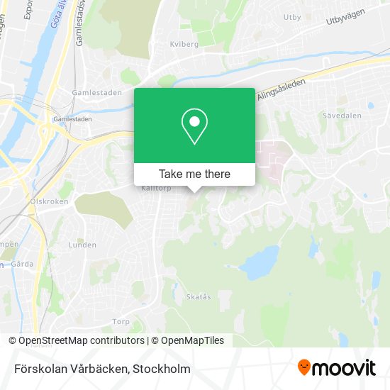 Förskolan Vårbäcken map