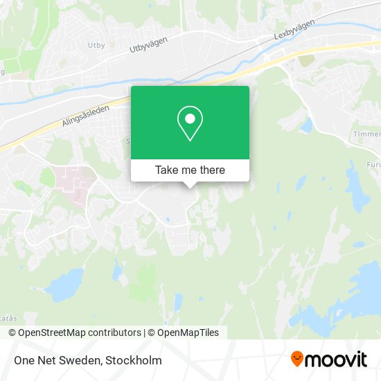 One Net Sweden map