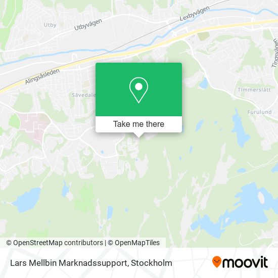 Lars Mellbin Marknadssupport map