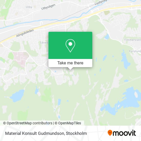 Material Konsult Gudmundson map