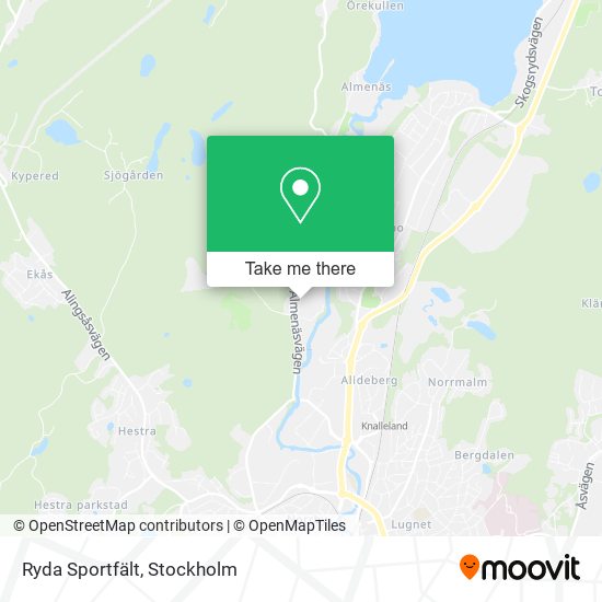 Ryda Sportfält map