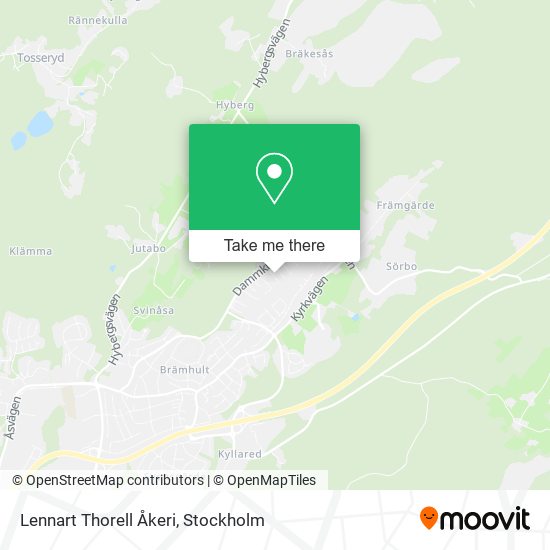 Lennart Thorell Åkeri map