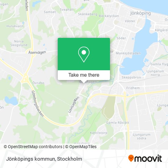 Jönköpings kommun map