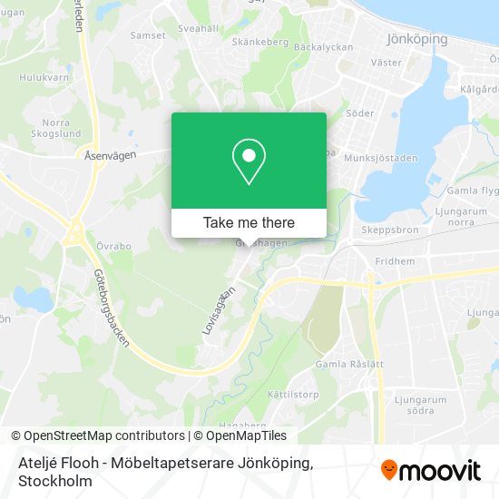 Ateljé Flooh - Möbeltapetserare Jönköping map