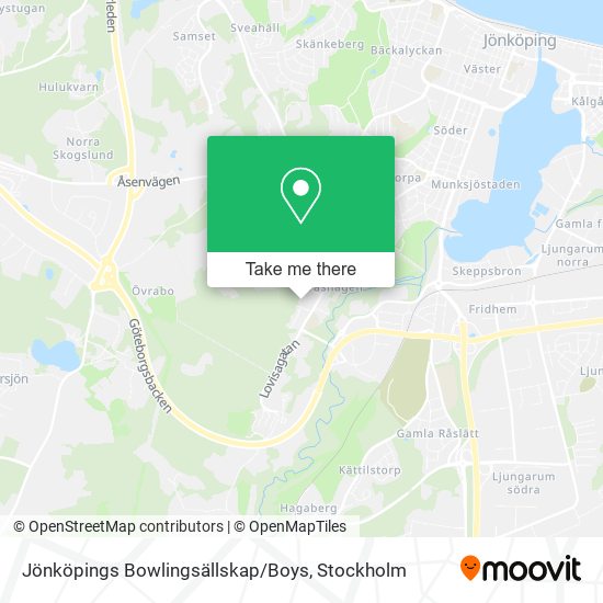 Jönköpings Bowlingsällskap / Boys map