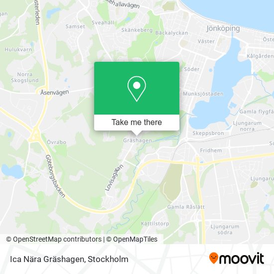 Ica Nära Gräshagen map