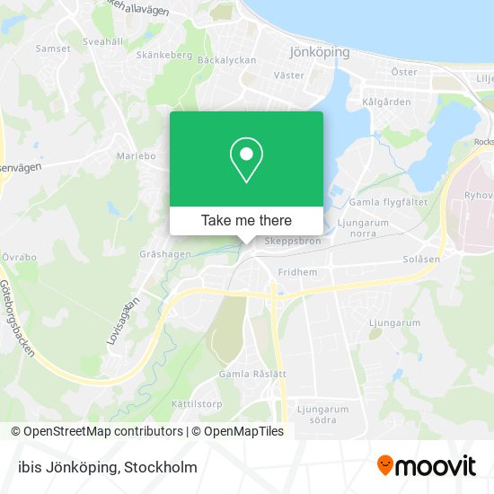 ibis Jönköping map