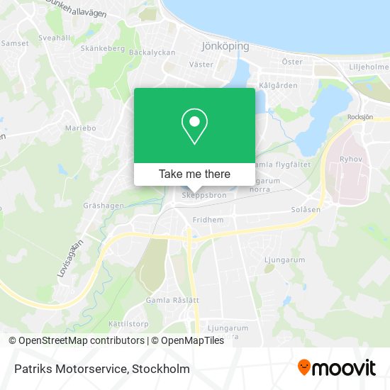 Patriks Motorservice map