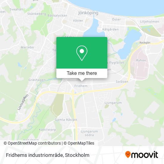Fridhems industriområde map