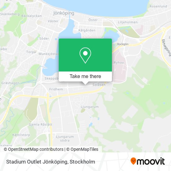 Stadium Outlet Jönköping map