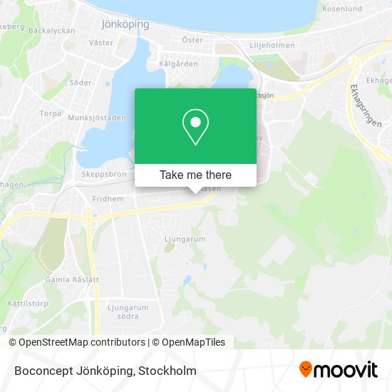 Boconcept Jönköping map