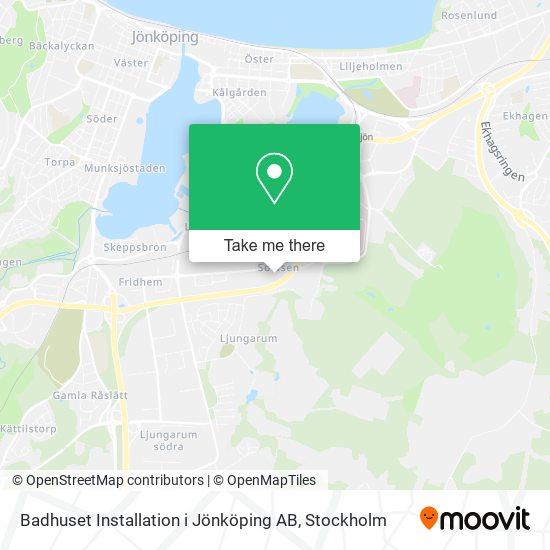 Badhuset Installation i Jönköping AB map