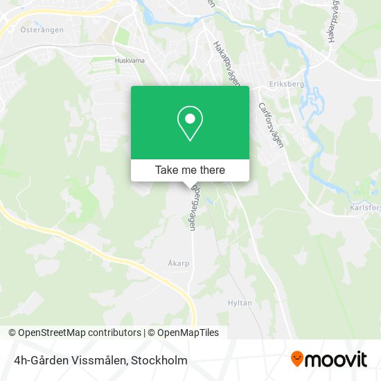 4h-Gården Vissmålen map