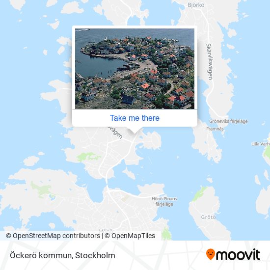 Öckerö kommun map