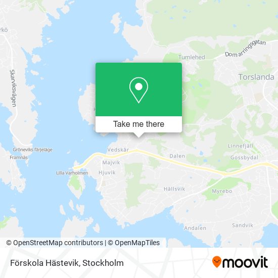 Förskola Hästevik map