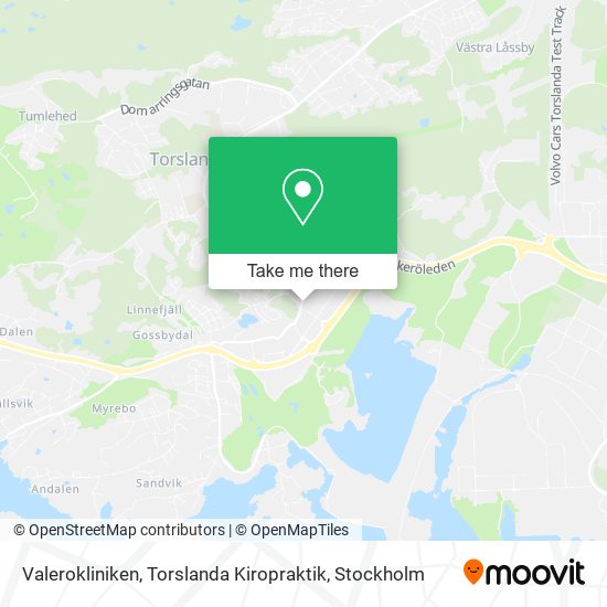 Valerokliniken, Torslanda Kiropraktik map