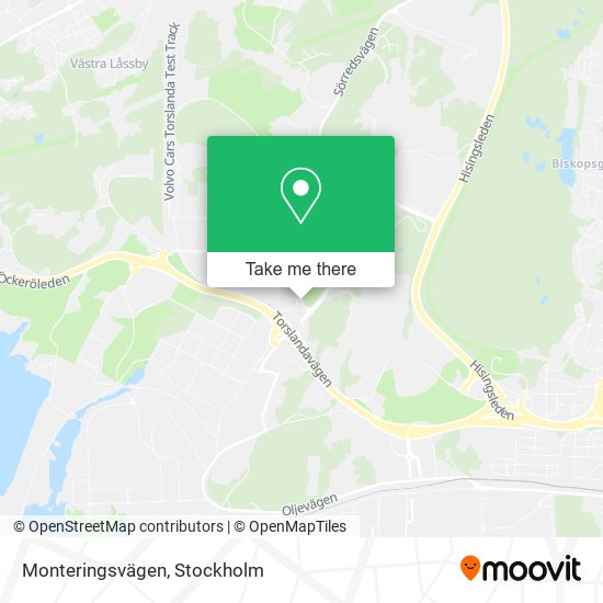 Monteringsvägen map