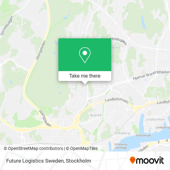 Future Logistics Sweden map