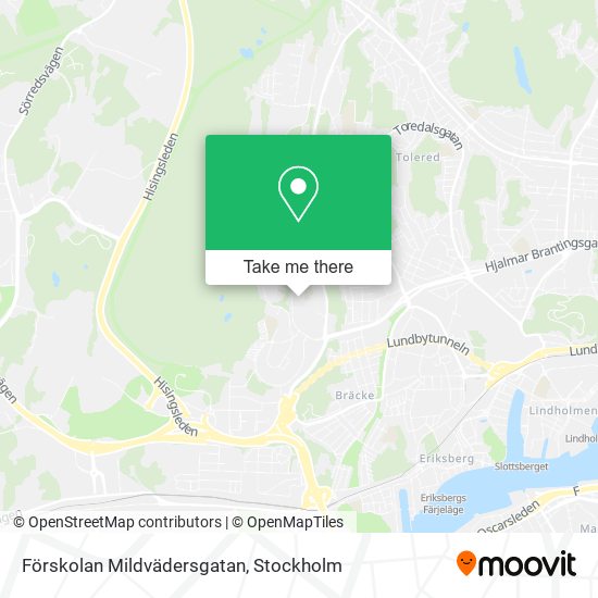 Förskolan Mildvädersgatan map