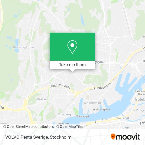 VOLVO Penta Sverige map