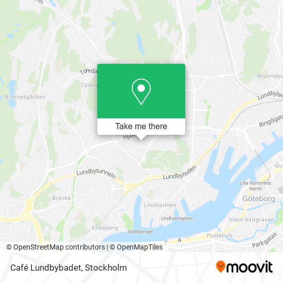 Café Lundbybadet map