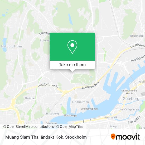 Muang Siam Thailändskt Kök map