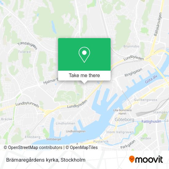 Brämaregårdens kyrka map
