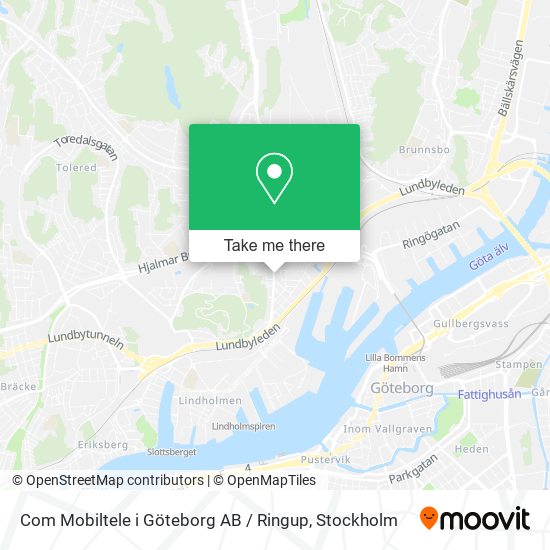 Com Mobiltele i Göteborg AB / Ringup map