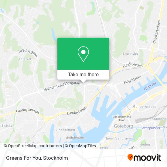 Greens For You map