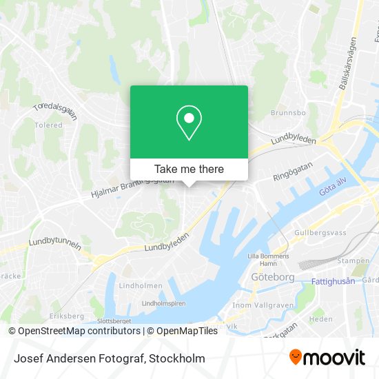 Josef Andersen Fotograf map