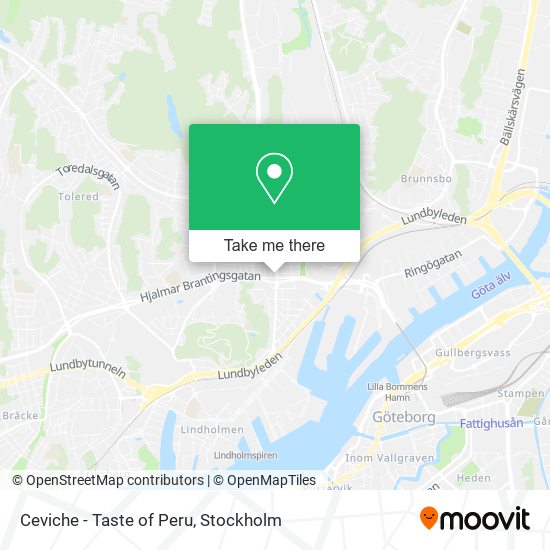 Ceviche - Taste of Peru map