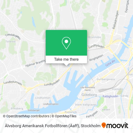 Älvsborg Amerikansk Fotbollfören (Äaff) map