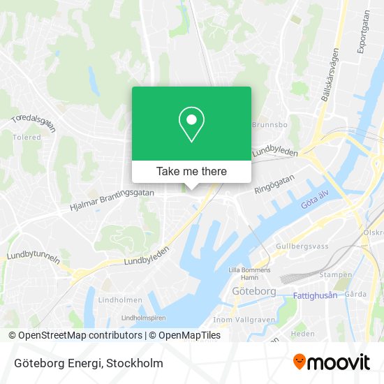 Göteborg Energi map